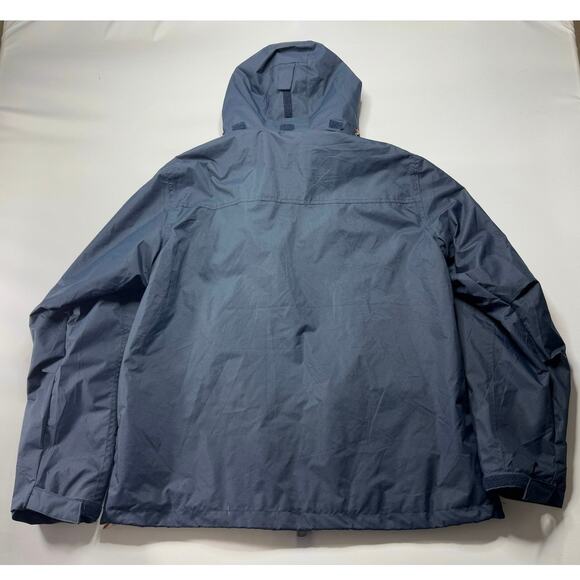 Orvis Men's Navy Blue Hooded Windbreaker Jacket - Size XL - Picture 2 of 6